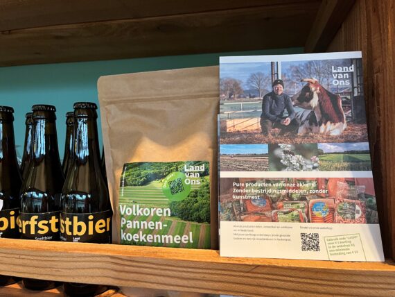 Land van Ons producten nu ook te koop in ons biologisch winkeltje